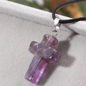 Amethyst Chakra Healing Point  Necklace